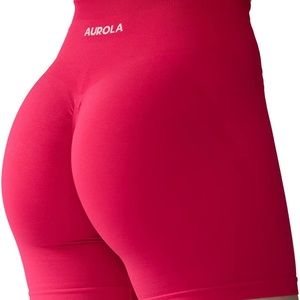 AUROLA Intensify Workout Shorts for Women Seamless Scrunch Short NWOT